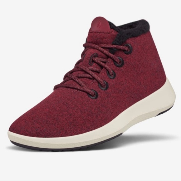 ALLBIRDS THRIVE CRIMSON WOOL RUNNER UP MIZZLE FLUFFS - Picture 2 of 8